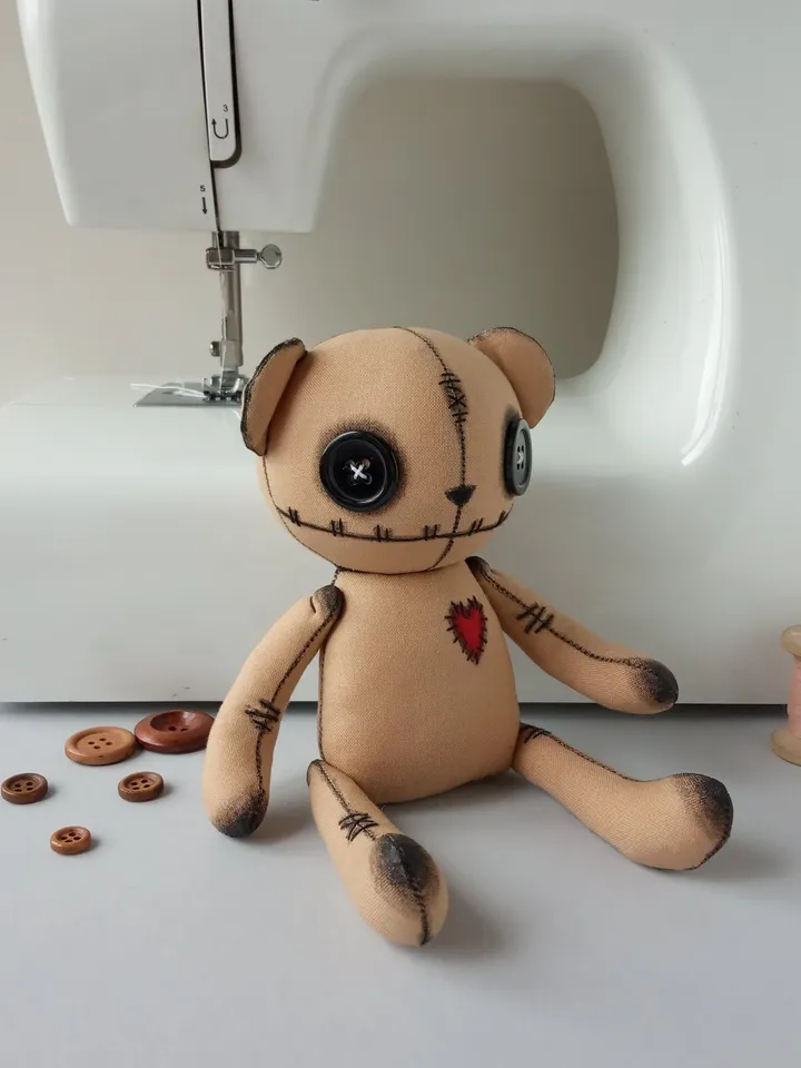 Handmade Bear Doll – Beige