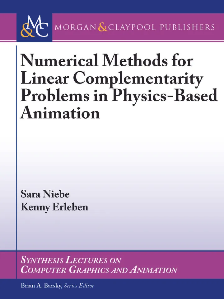 Numerical Methods for Linear Complementarity Problems in Physics Digital Download Ebook PDF