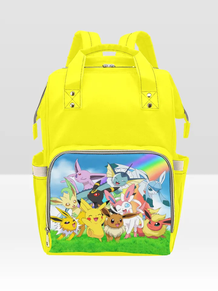 Pokemon Pikachu Diaper Bag Backpack