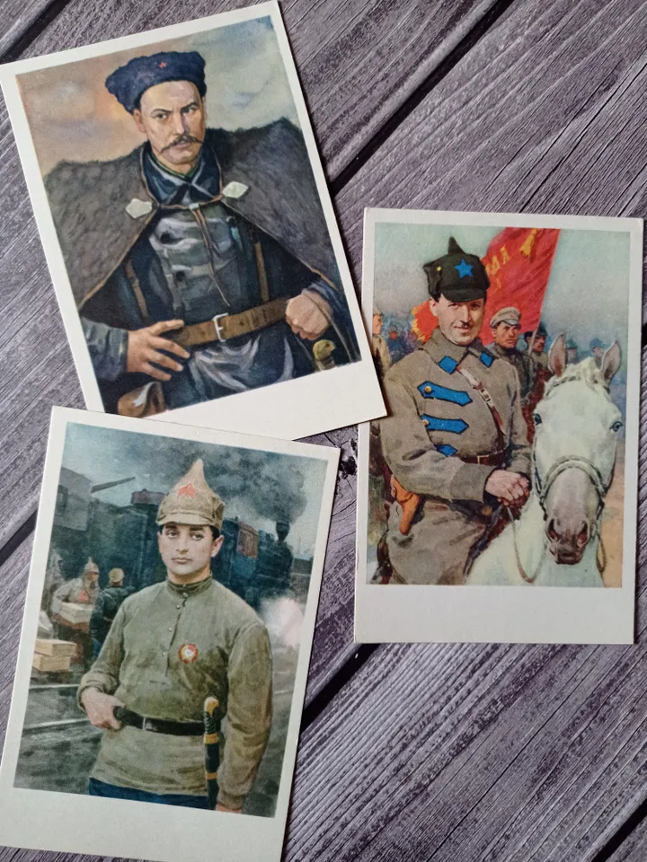 Set of postcards from Russia 1918