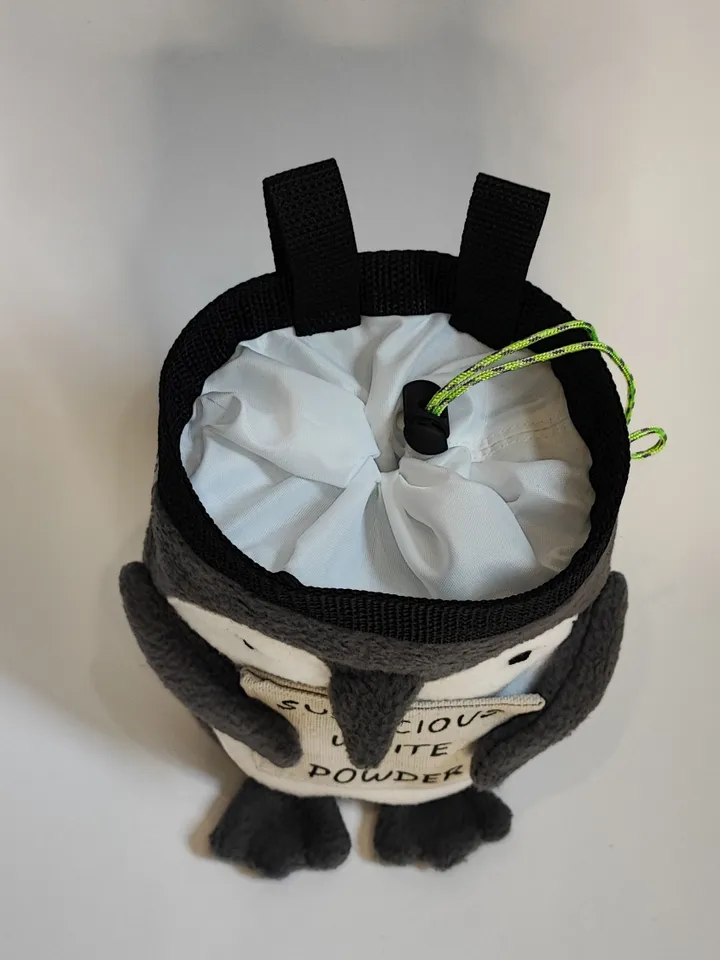 Chalk bag Penguin for rock climbing