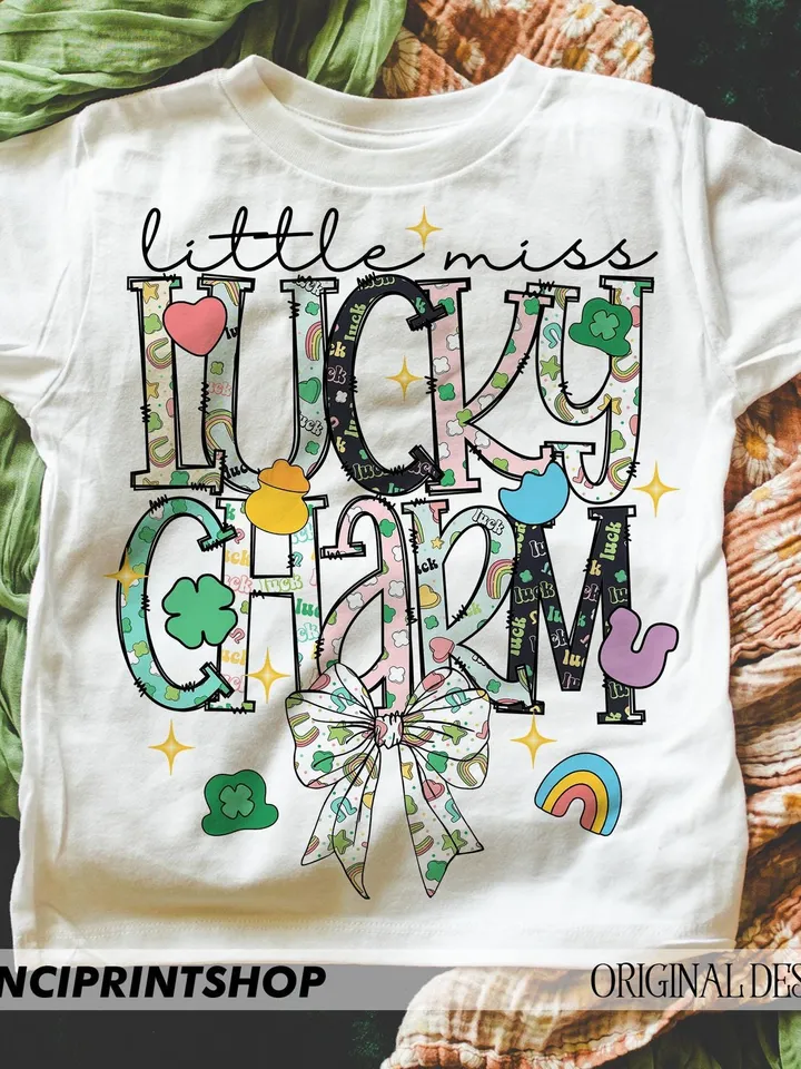 Patrick's Day For Daughter Girls, Lucky Charm png, Lucky png, St Patricks Day png, Girl St patricks png, Toddler st patricks, kids for png