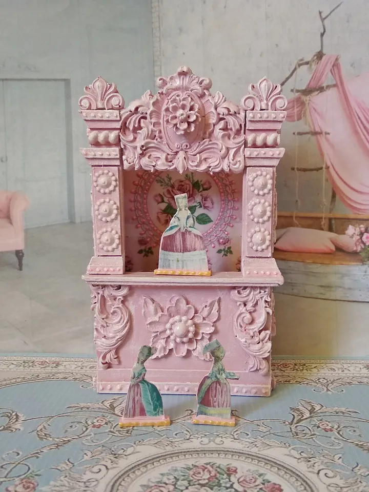 Puppet show.Paper theater.1:12 scale.