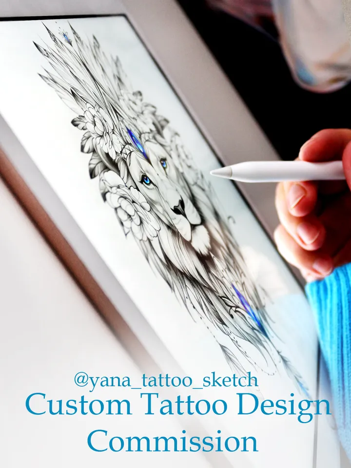 Custom Tattoo Design Commission Personalized Custom Tattoo Order