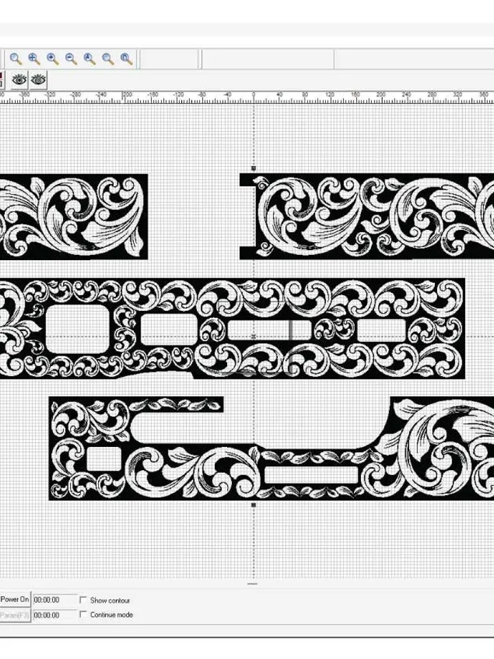 Engraving Firearms Design Glock 43X Scroll Design