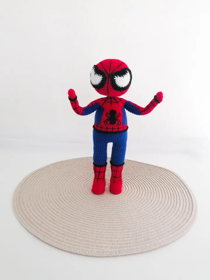 spiderman, crocheted, handmade