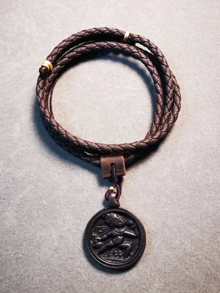 Gandhanra Handmade Buddhist Amulet,Tantric Female Buddha Vajrayogini Pendnat,the Dakini of All Buddhas,Made of Thokcha