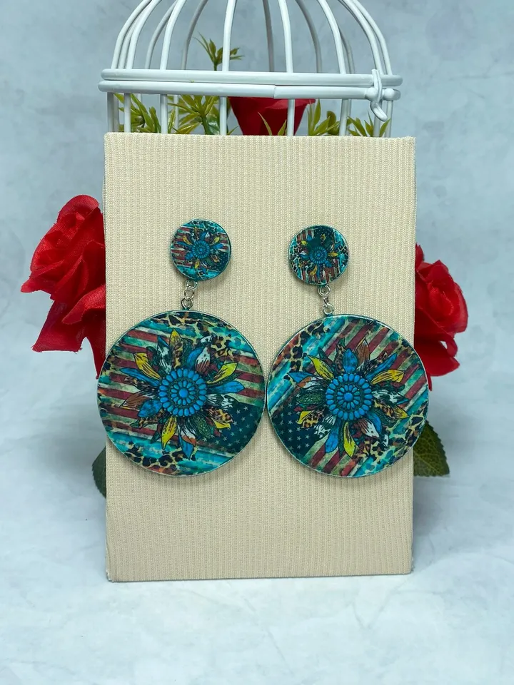 Handmade earrings. Handmade jewelry.Bright, voluminous handmade earrings.