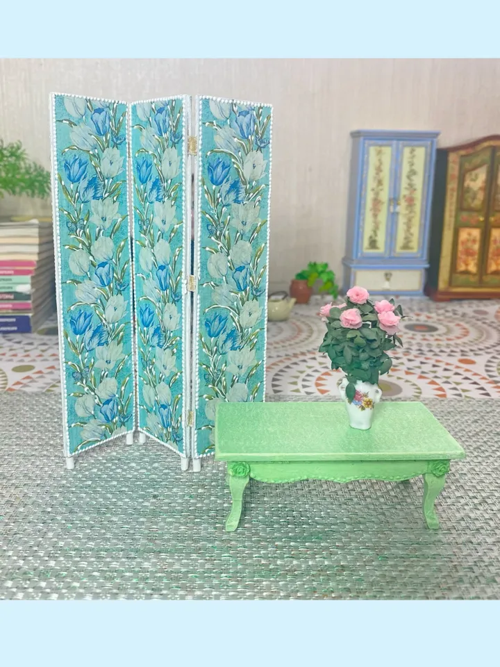 DIGITAL DOWNLOAD FOR PRINT. MANAGEMENT. Video tutorial on creating a screen for a dollhouse. 1:12