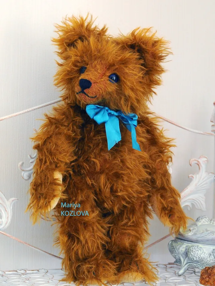 PDF Make Your Teddy Friend Cute Bear E-Pattern Artist design Sewing pattern for a 17 3/4 inches tall (45 cm) teddy bear