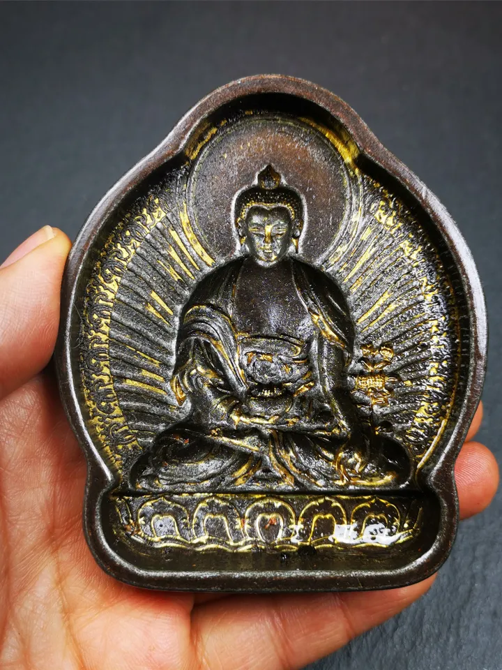 Gandhanra Tibetan Buddha Statue Tsa Tsa Mold,Bhaisajyaguru,Medicine Buddha,Copper Mould For Making Clay Buddha Statue,Tsha Tsha