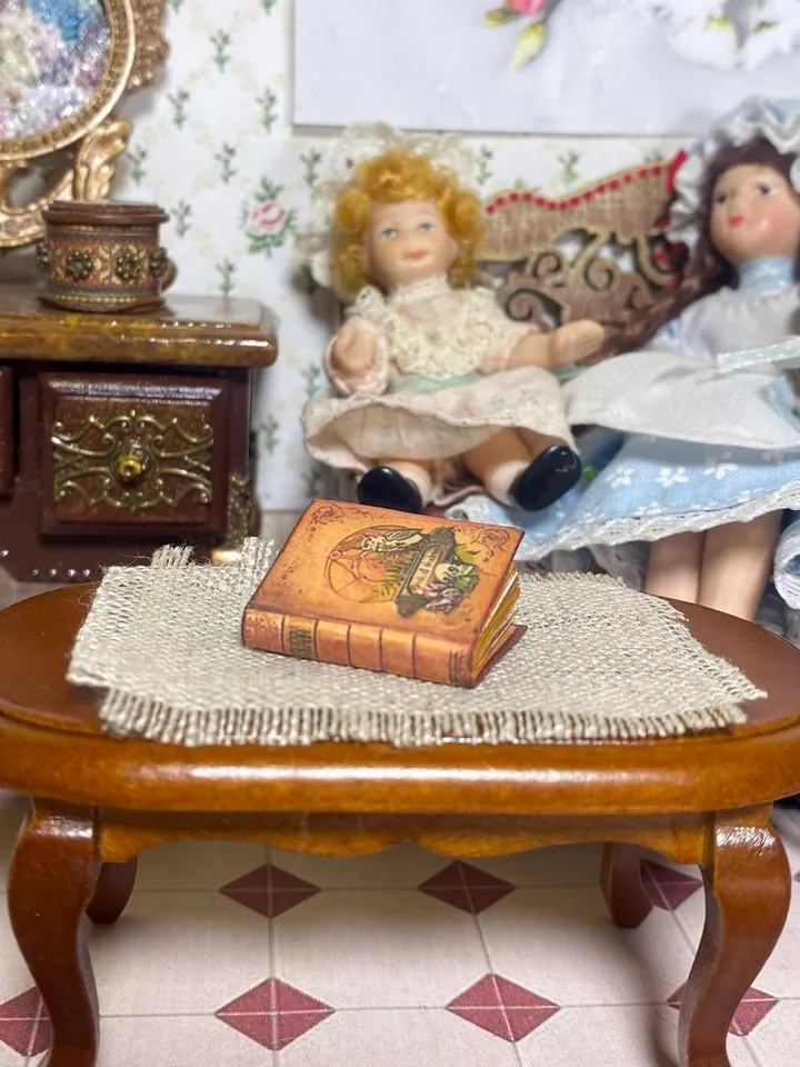 Book for a doll. 1:12. Book for a dollhouse. Handmade.