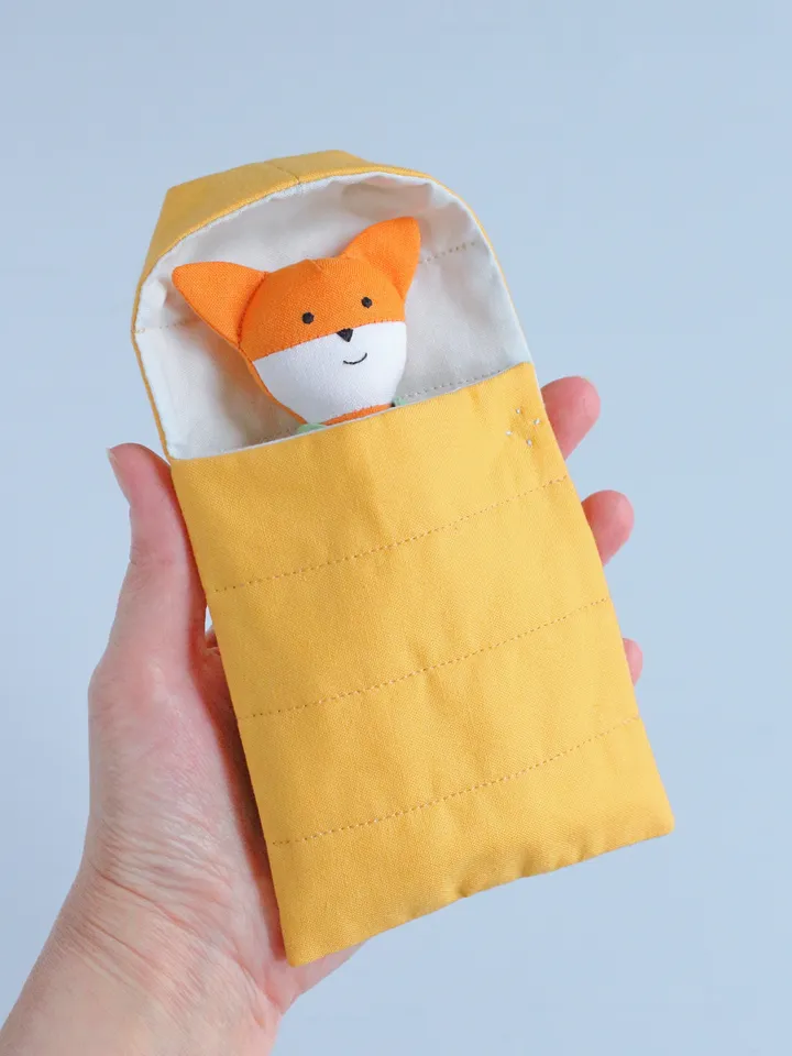 2 PDF Mini Fox and Camping Set Sewing Patterns Bundle