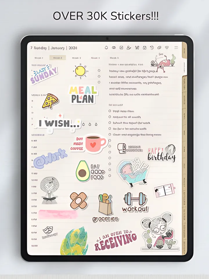 2025 Digital Planner Goodnotes Xodo