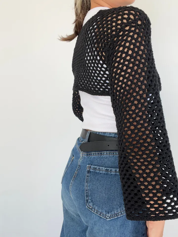 crochet mesh top pattern , mesh sweater, Crop Sweater, Mesh Pattern, Crop Top , Crochet Mesh Jumper