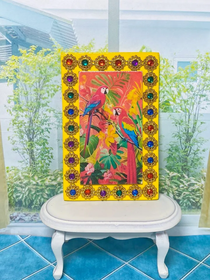 Bright Panel. Panel for a dollhouse. 1:12. Handmade.