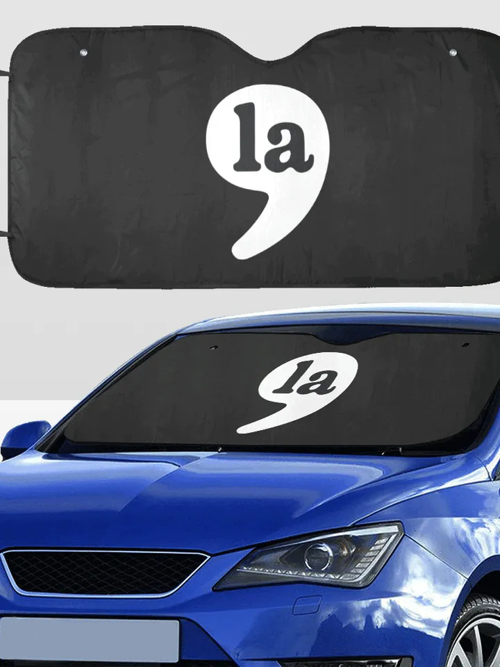 Comma la Kamala Harris Car Sunshade