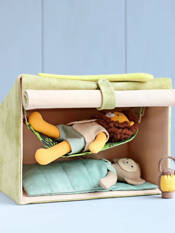 3 PDF Mini Monkey, Lion and Safari Tent Sewing Patterns Bundle