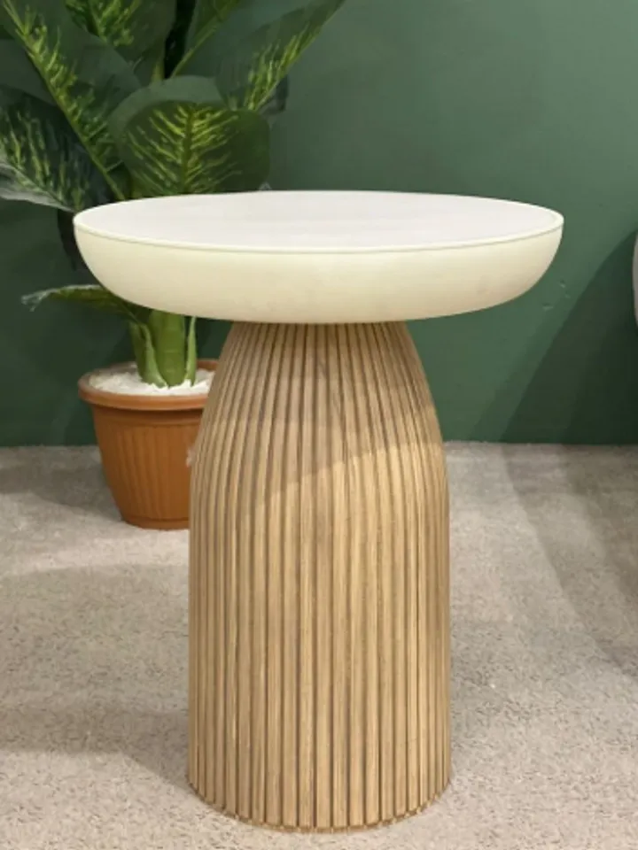 Wooden Mushroom Coffee Table