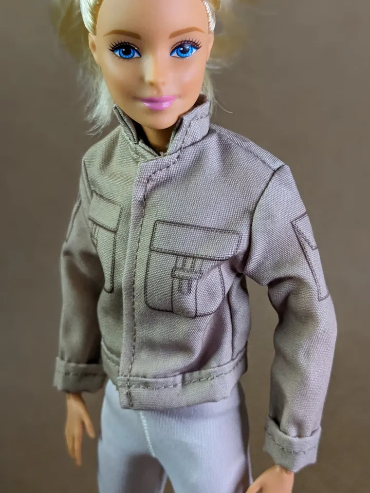 Light jacket for 1/6 scale fashion female dolls