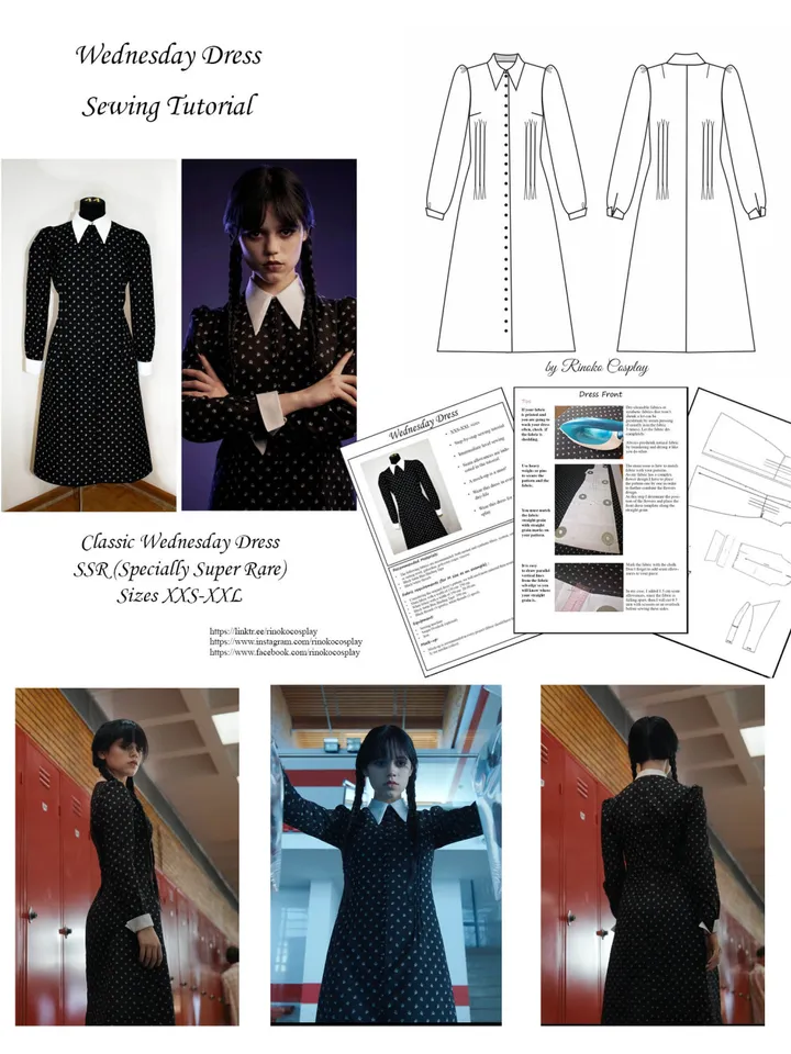 Wednesday Dress Sewing Pattern