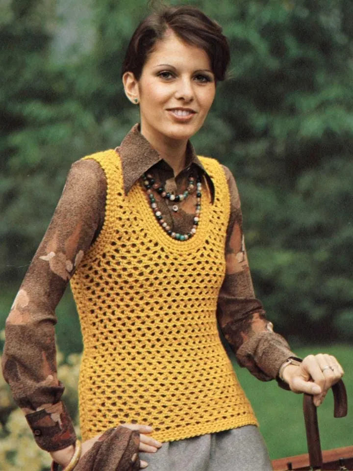 Top crochet pattern, mesh top crochet, Camisole crochet pattern pdf
