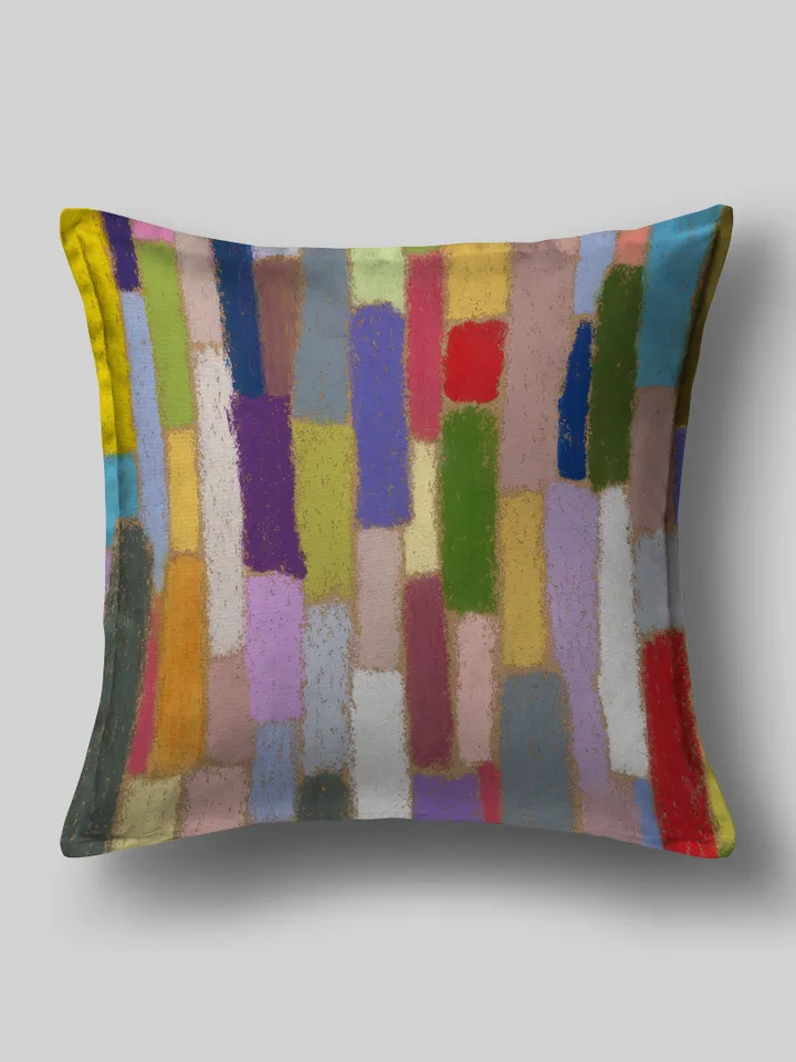 Printable pattern Abstract colored stripes, Large poster, Digital file, Home decor, Art print, Color oil pastel painting