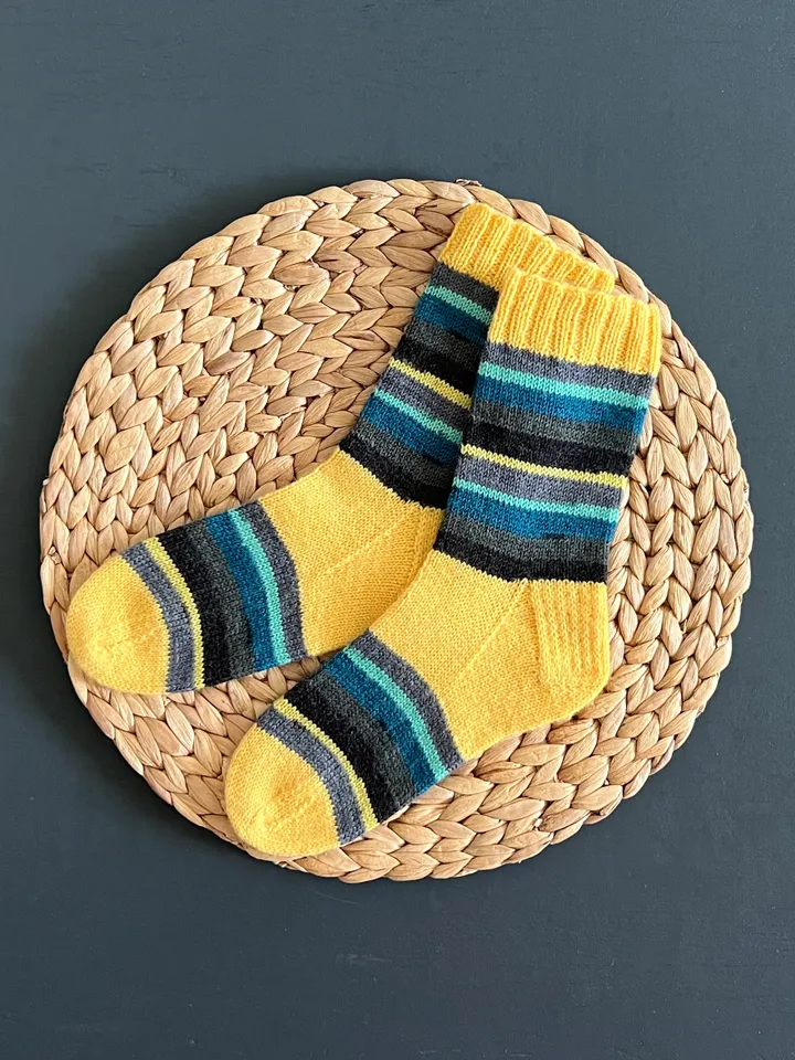 Handmade womens socks | Warm knitted accessory