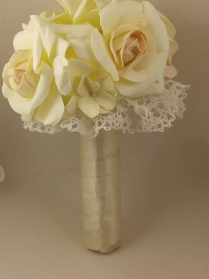 Delicate wedding bouquet double/wedding women's accessories/accessories for wedding/ handmade bouquet double