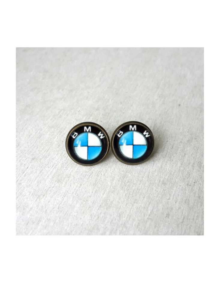 BMW earrings studs, BMW Logo, BMW Earrings, BMW Accessories gift