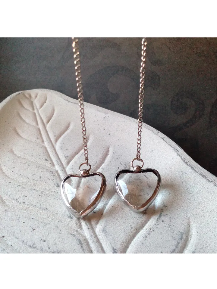 HEART earrings, Valentines, valentine earrings, love earrings, st valentine day, cool earrings, kawaii earrings