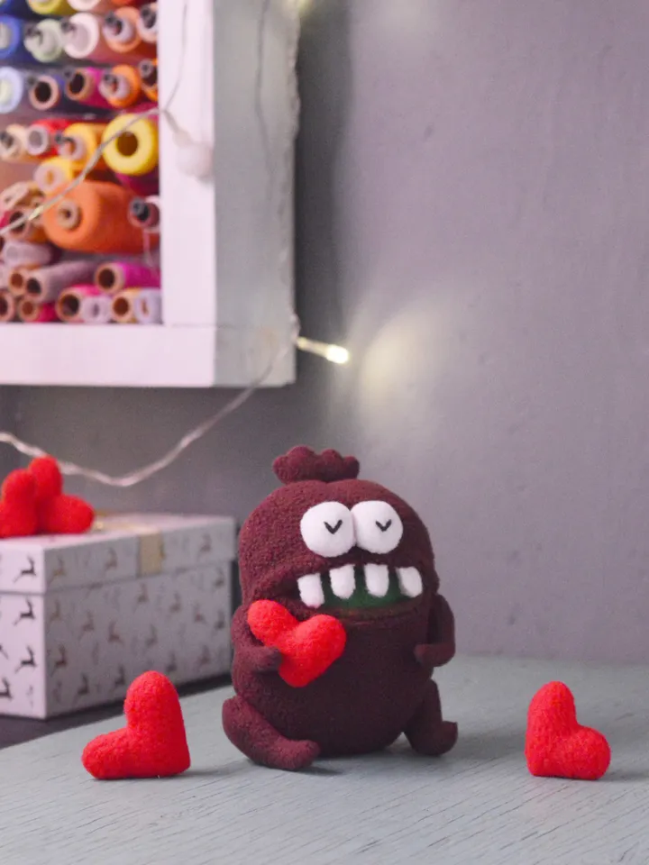 PDF Plush Toy Pattern – Fleece Kiwi Softie with Pocket