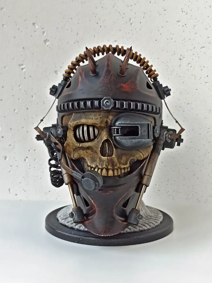 Post-apocalyptic hockey mask