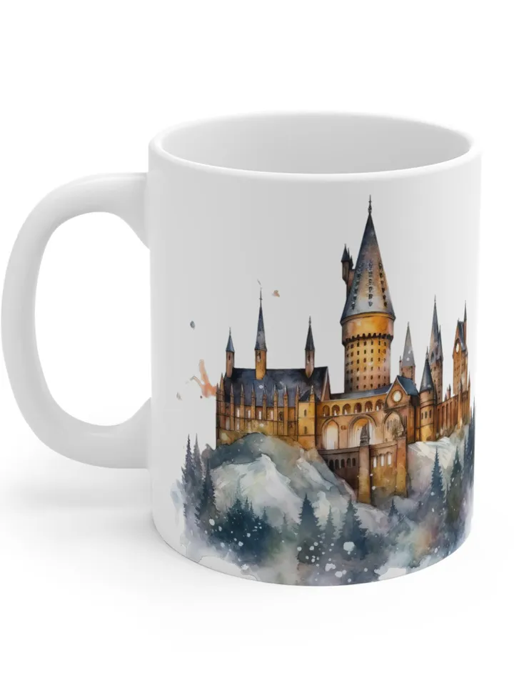 Wizarding World Cup Mug, Magical Tournament Coffee Cup, Fantasy Sports Tea Mug, Hogwarts Inspired Souvenir Gift, Magic School fan Decor