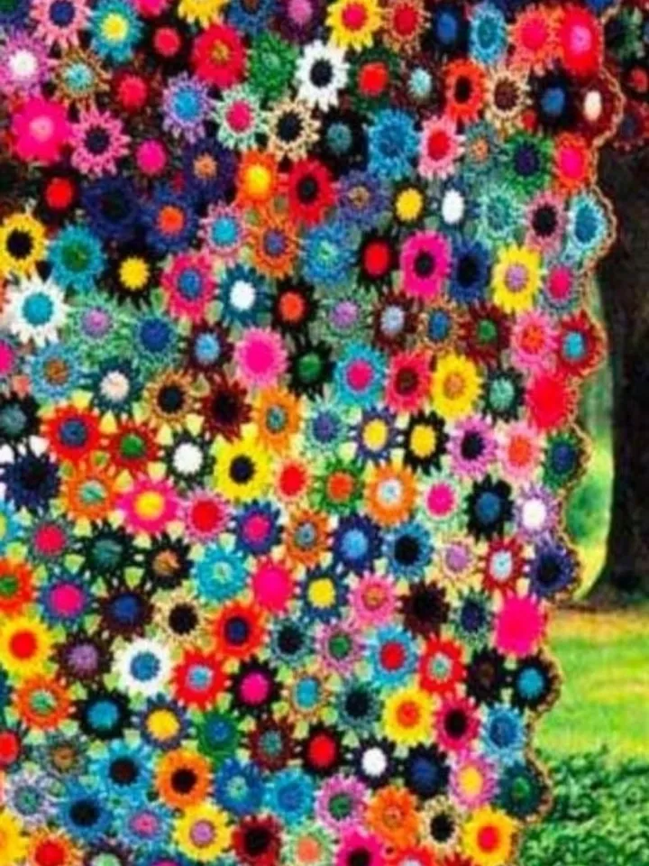 Crochet blanket, baby crochet blanket, crochet pattern, flower blanket crochet instant digital
