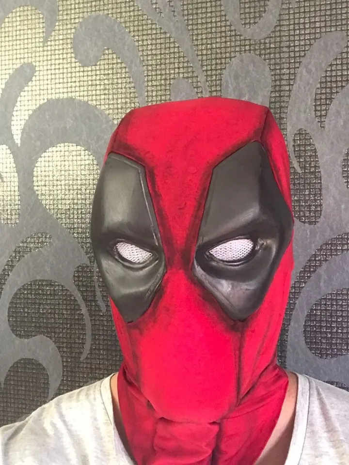 Deadpool mask cosplay marvel (movie version)