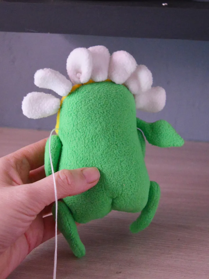PDF Plush Toy Pattern – Fleece Flower Softie “Daisy”