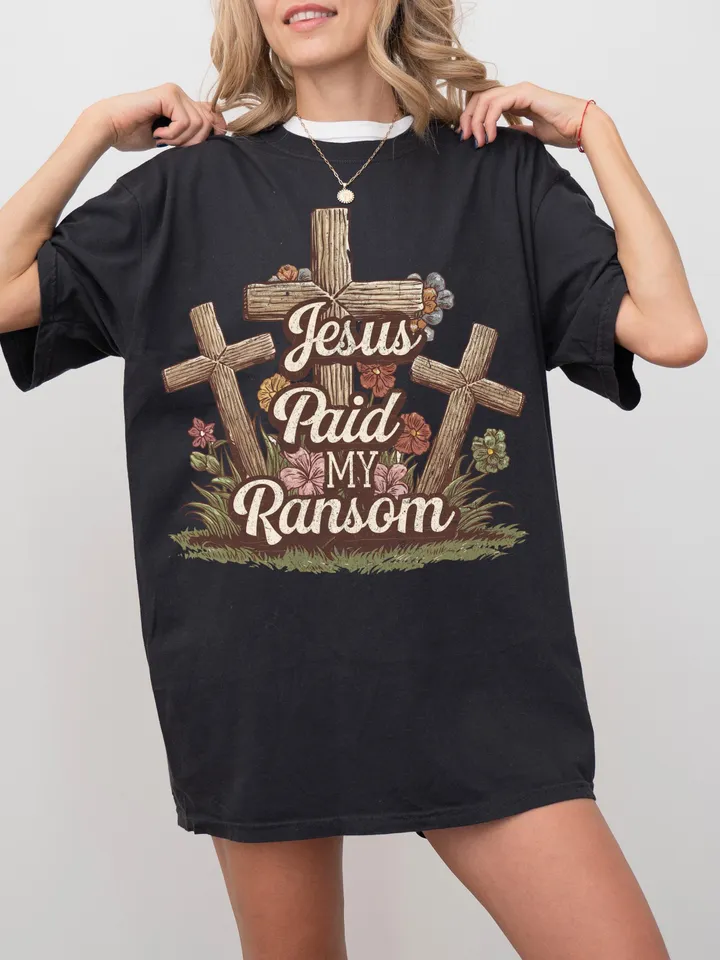 Christian Easter Sublimation Designs Jesus Cross PNG Bible Verse Png for DTF Transfers Vintage Jesus Easter Tshirt Designs for Hoodies Cute