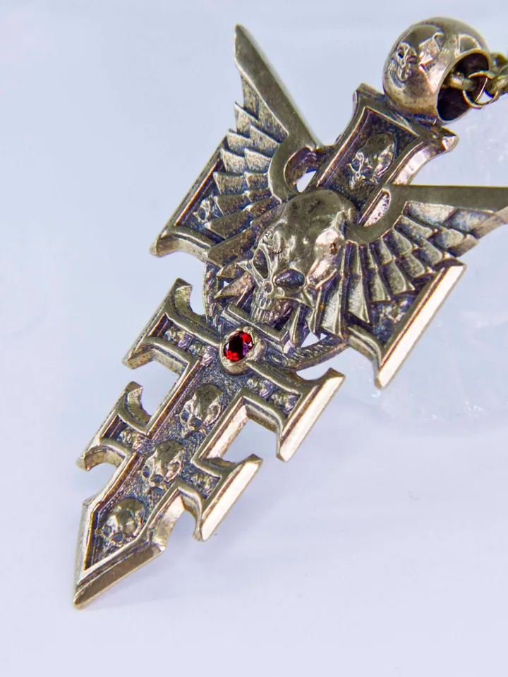 Brass Inquisitorial Rosette Ordo Malleus from Warhammer 40k world