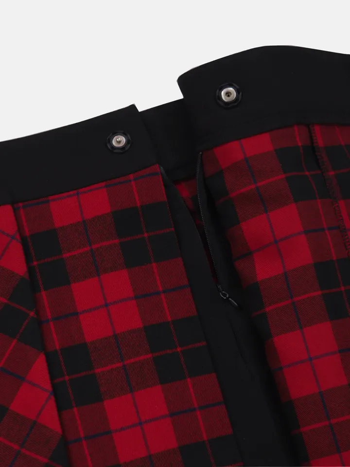 The red "Punk" Man's Skirt / modern kilt