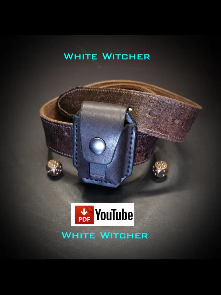 Zippo pouch / сase - leather pattern PDF. EDC57