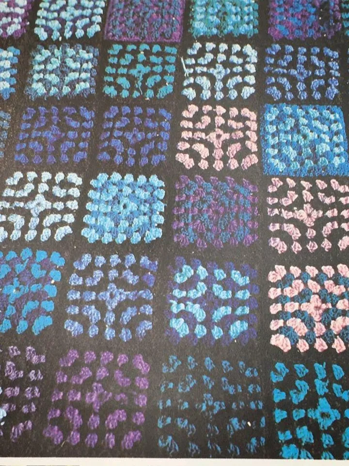 Blanket Granny squares blanket crochet pattern easy simple Pattern baby children blanket plaid instant download