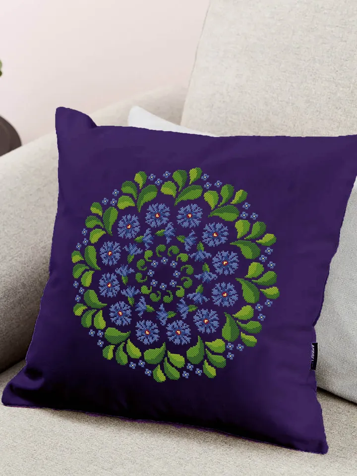 Flower mandala cross stitch pattern download PDF Mandala pattern digital PDF Nature cross stitch Floral ornament cross stitch chart #M43