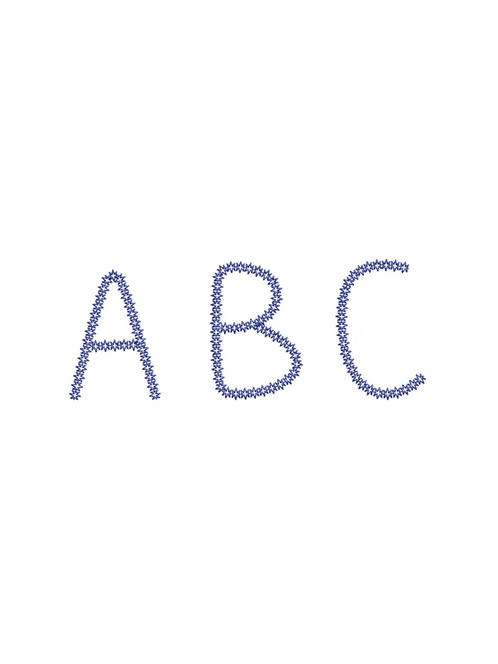 Font machine embroidery design,Script embroidery font,2 sizes Instant Download-04