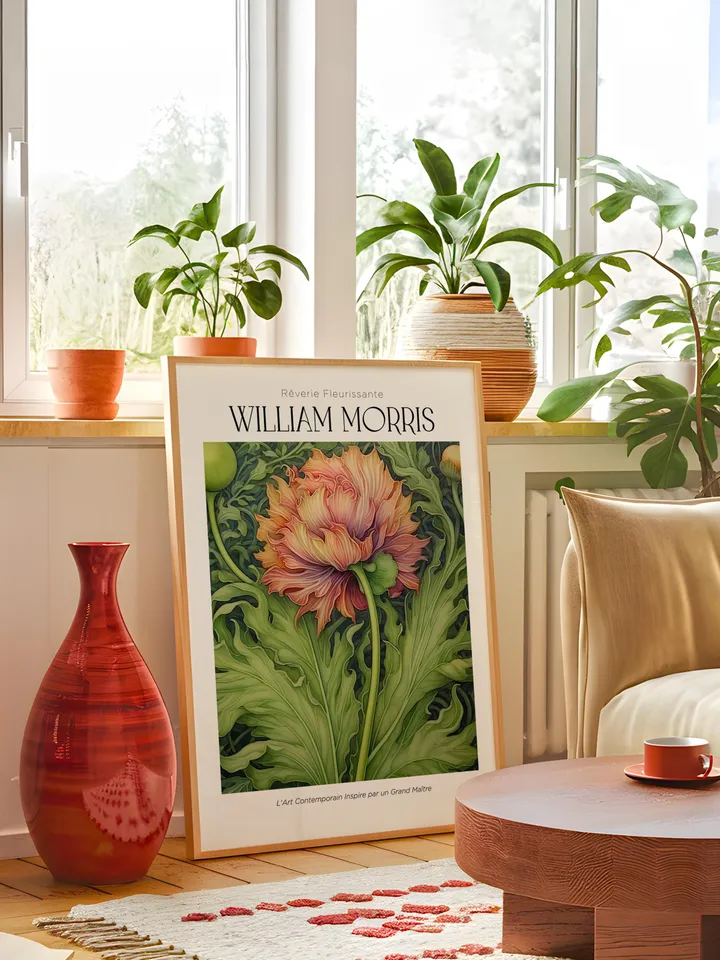 William Morris Wall Art, Vintage Botanical Print, Floral Poster Arts Decor, Digital Download, William Morris Print Digital Download AA6