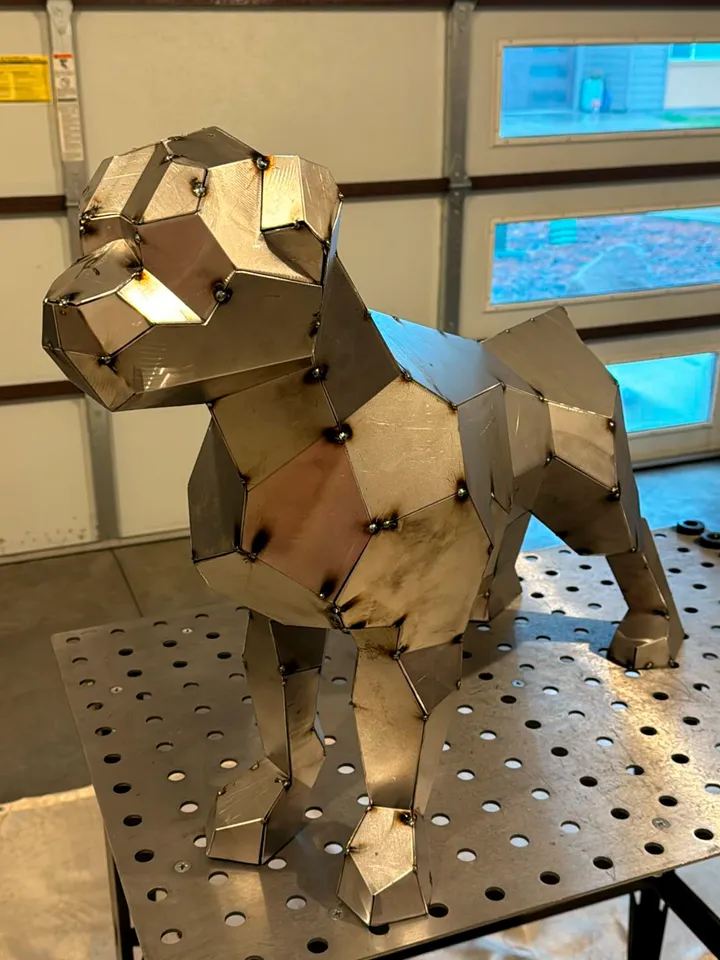 Welding Project Plans Drawings Rottweiler Mini (DXF, PDF)
