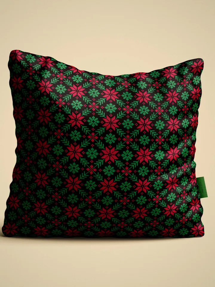 Seamless Christmas cross stitch pattern PDF download Scandinavian Christmas ornament, Christmas pattern digital PDF, Nordic design #N94