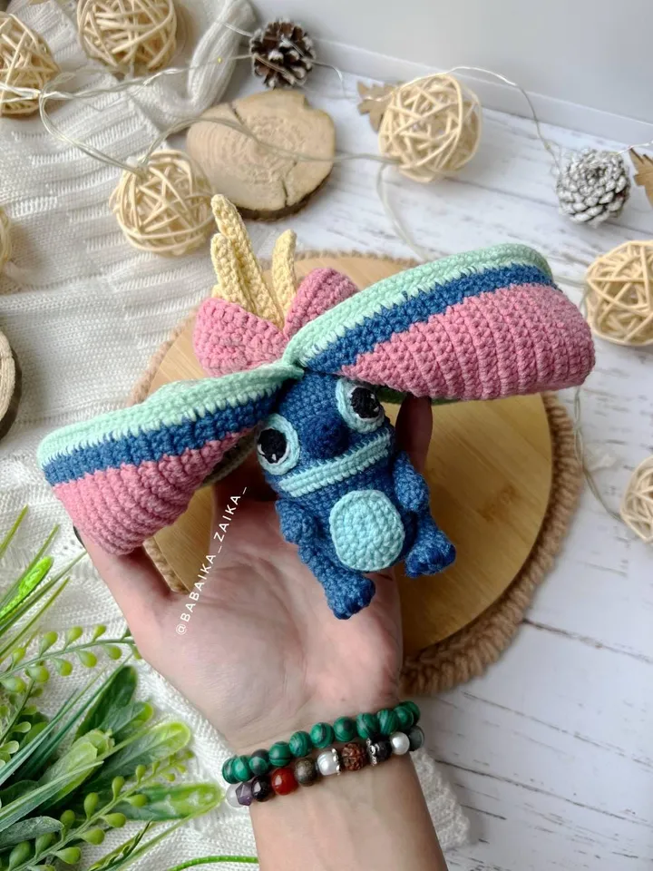 PDF Crochet Pattern Blue Alien Monster in Scrump, Amigurumi funny doll pattern, Cute monster, Animal pattern, Halloween pattern