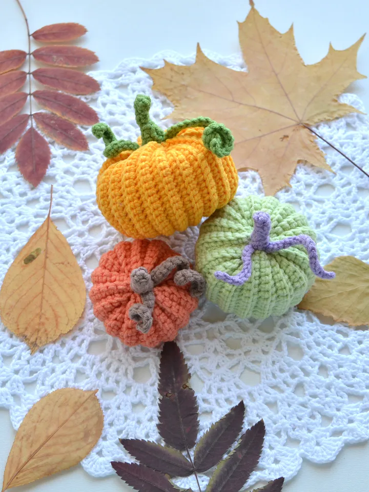 Pumpkin crochet pattern, Halloween Crochet Pattern