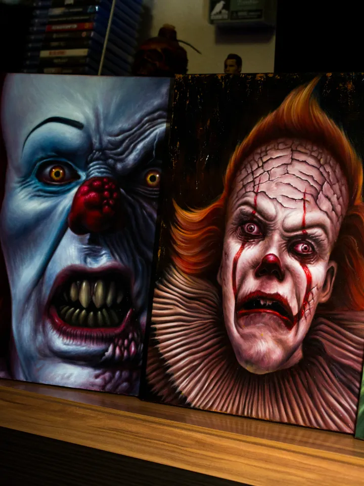 Oil painting Pennywise the Dancing Clown It